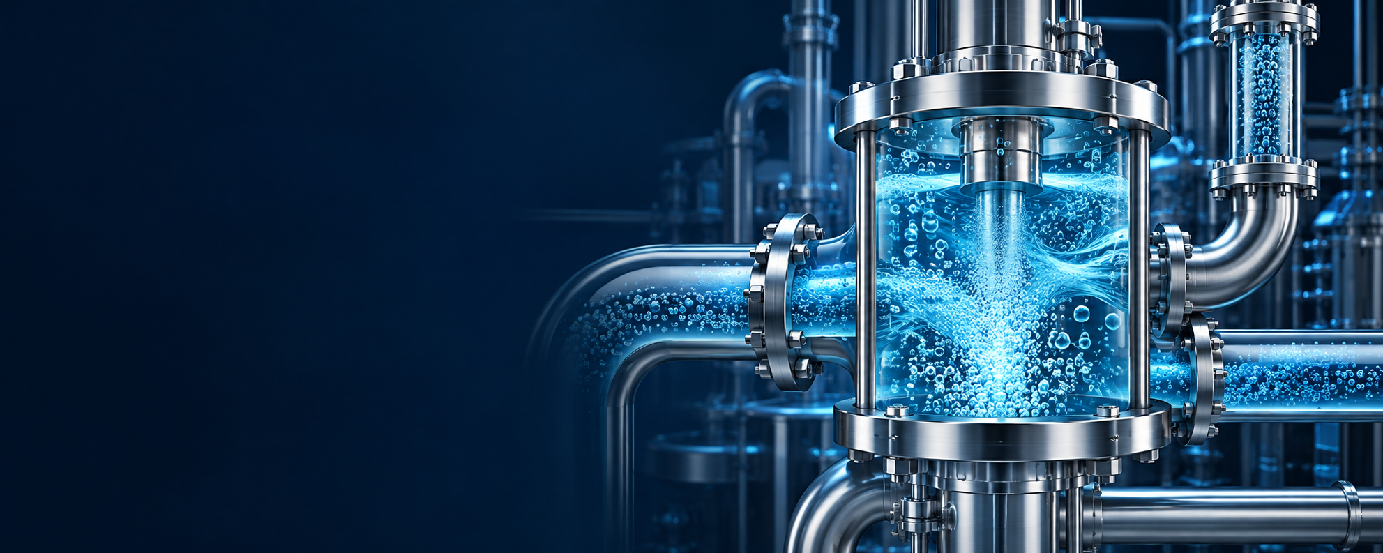 Visualización de ingeniería de transferencia gas-líquido